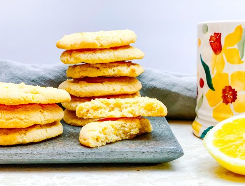 Photograph of Lemon Sunshine Cookies with White Chocolate
