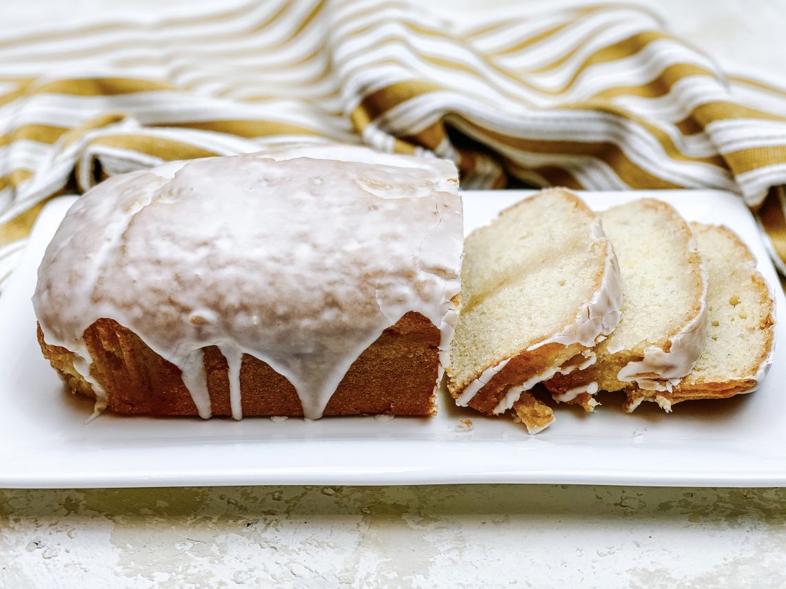 Photograph of Vegan Lemon Drizzle Cake