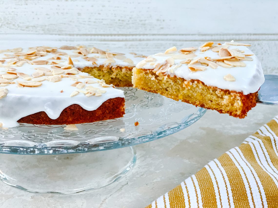 Photograph of Lemon and Almond Cake with Olive Oil and Yoghurt