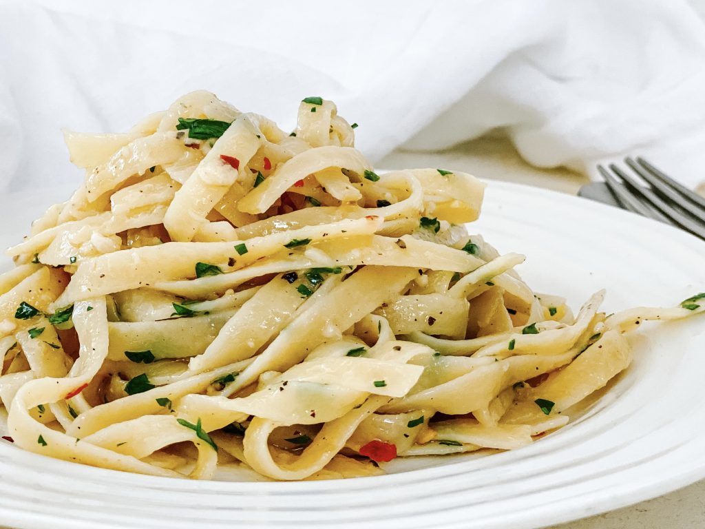 Photograph of Tagliatelle Aglio, Olio e Peperoncino