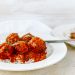 Photograph of Lamb Kofta Meatballs served in a Coconut and Tomato Sauce