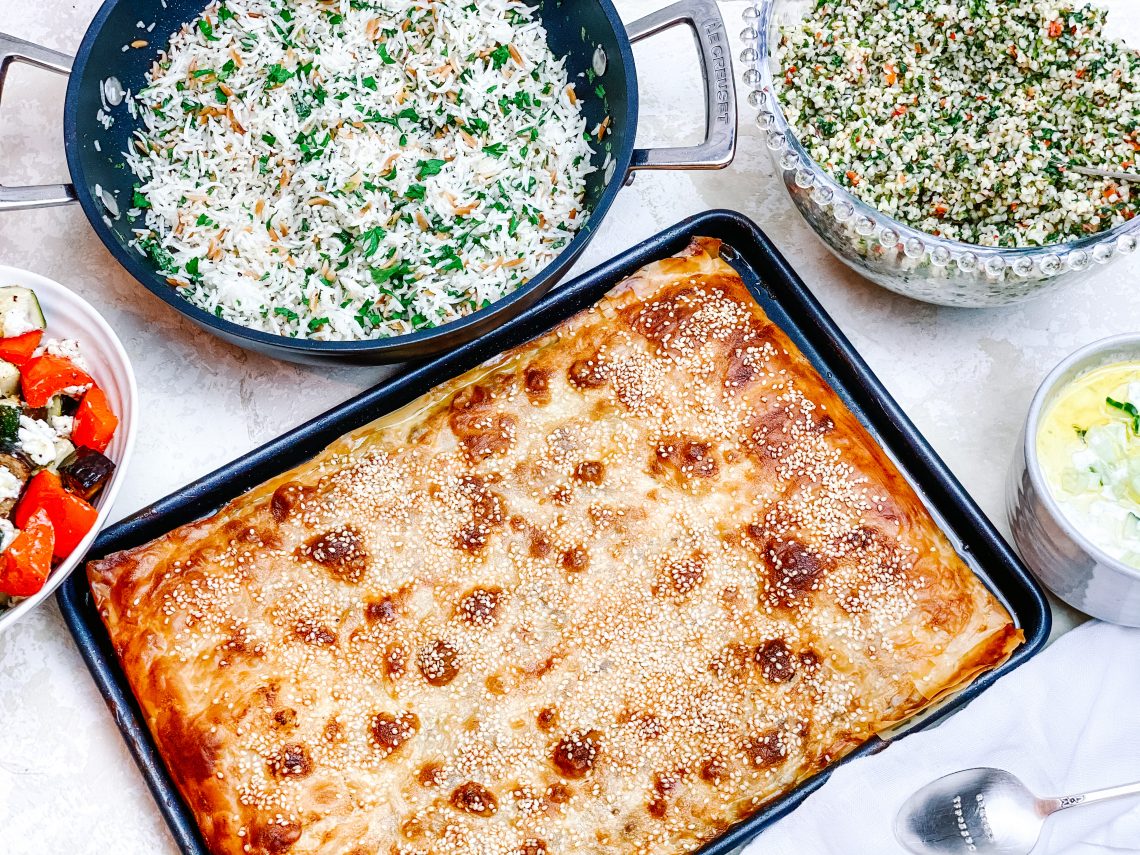 Photograph of Kiymaki Borek - Turkish Filo Pastry Minced Beef Pie