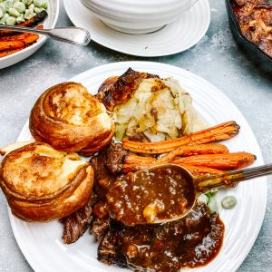 Photograph of Slow Cooker Pot Roast Beef with Lashings of Luscious Gravy