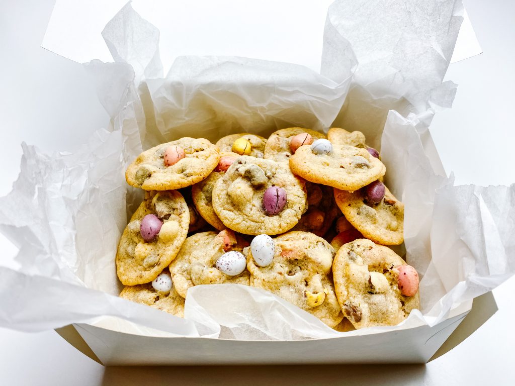 Photograph of Chocolate Mini Egg Cookies