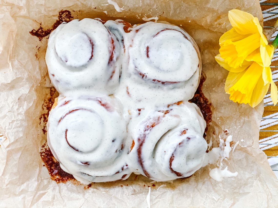 Photograph of Cinnamon and Cardamom Brioche Rolls