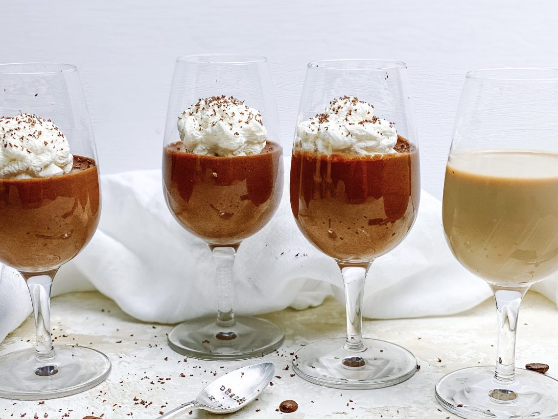 Photograph of Dark Chocolate Mousse with Baileys Irish Cream