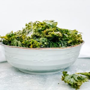 Photograph of Oven-Baked Kale Crisps