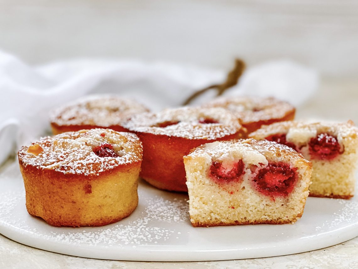 Photograph of Raspberry Friands