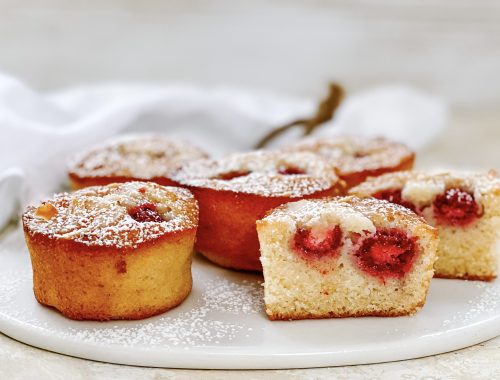 Photograph of Raspberry Friands