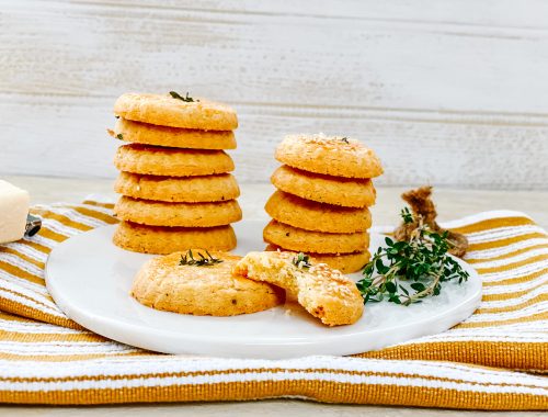 Photograph of Cheddar Cheese Shortbread