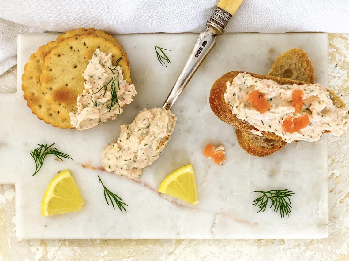 Photograph of Photograph of Smoked Salmon Dip with Horseradish, Lemon and Dill