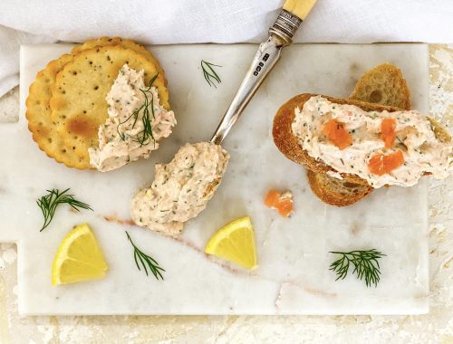 Photograph of Photograph of Smoked Salmon Dip with Horseradish, Lemon and Dill