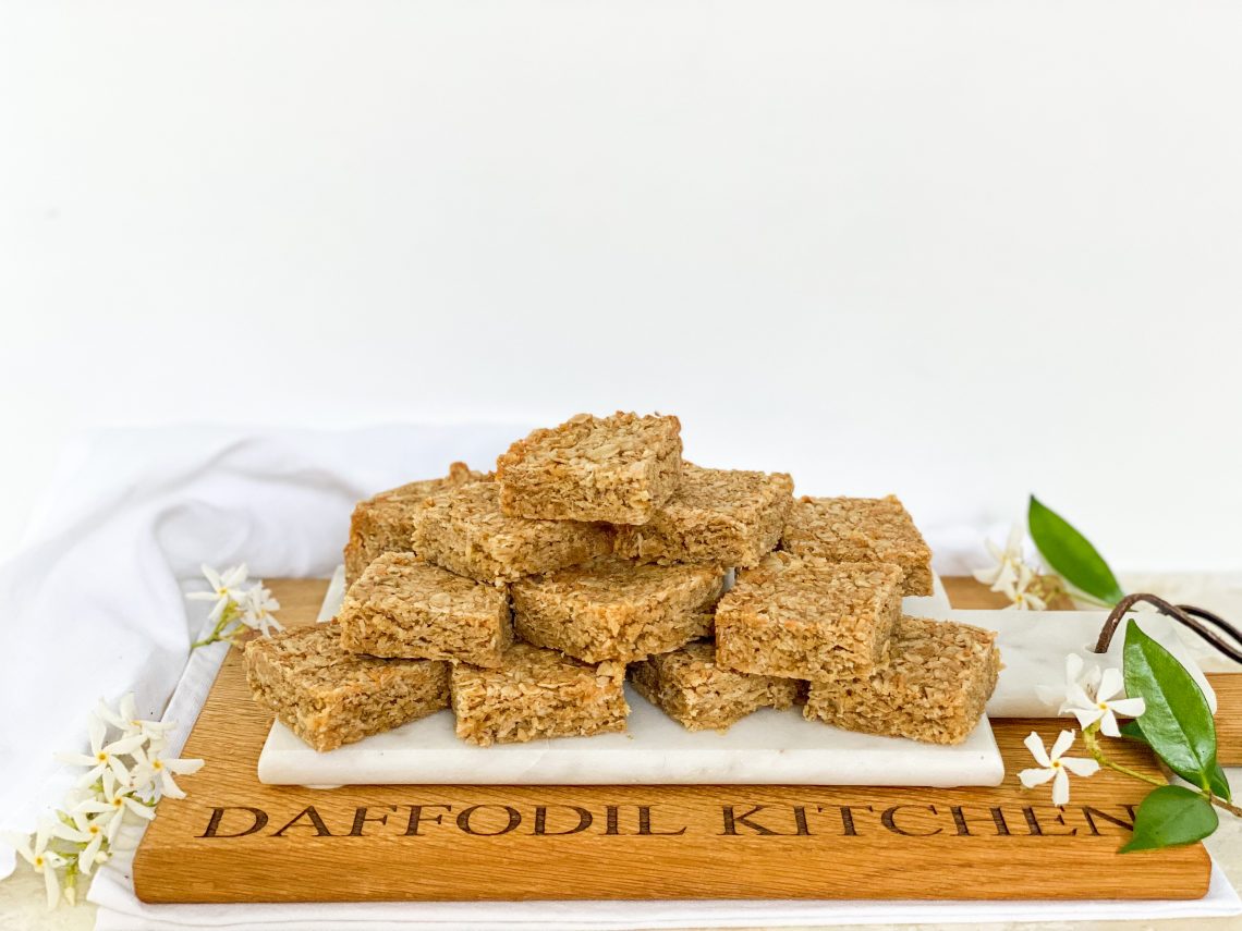 Photograph of Vegan Flapjacks with Coconut