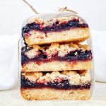 Photograph of Shortbread Blueberry Crumble Squares