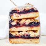 Shortbread Blueberry Crumble Squares