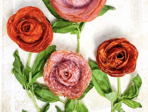 Photograph of Salami Roses