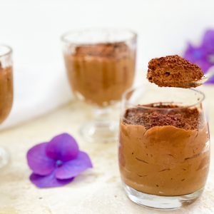 Photograph of Light and Fluffy Vegan Chocolate Mousse
