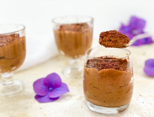 Photograph of Light and Fluffy Vegan Chocolate Mousse