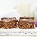 Photograph of Mars Bar Rice Crispy Slices