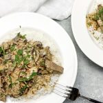 Photograph of Beef Stroganoff