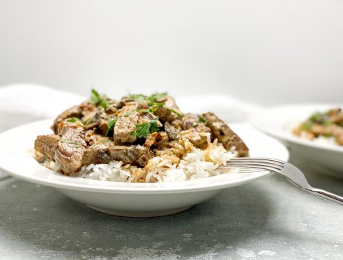 Photograph of Beef Stroganoff