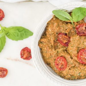 Photograph of Semi-dried Tomato Pesto with a Hint of Chilli - Dairy Free