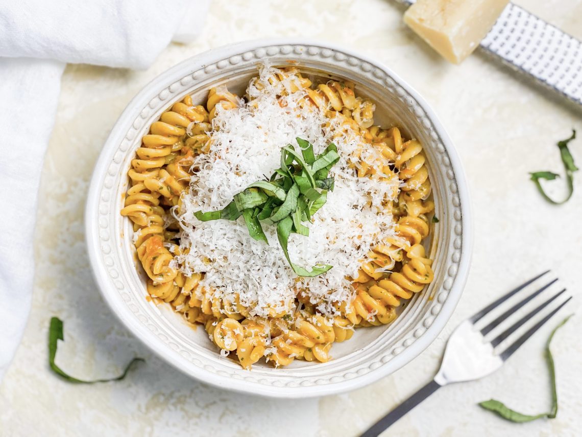 Photograph of Semi-dried Tomato Pesto Pasta