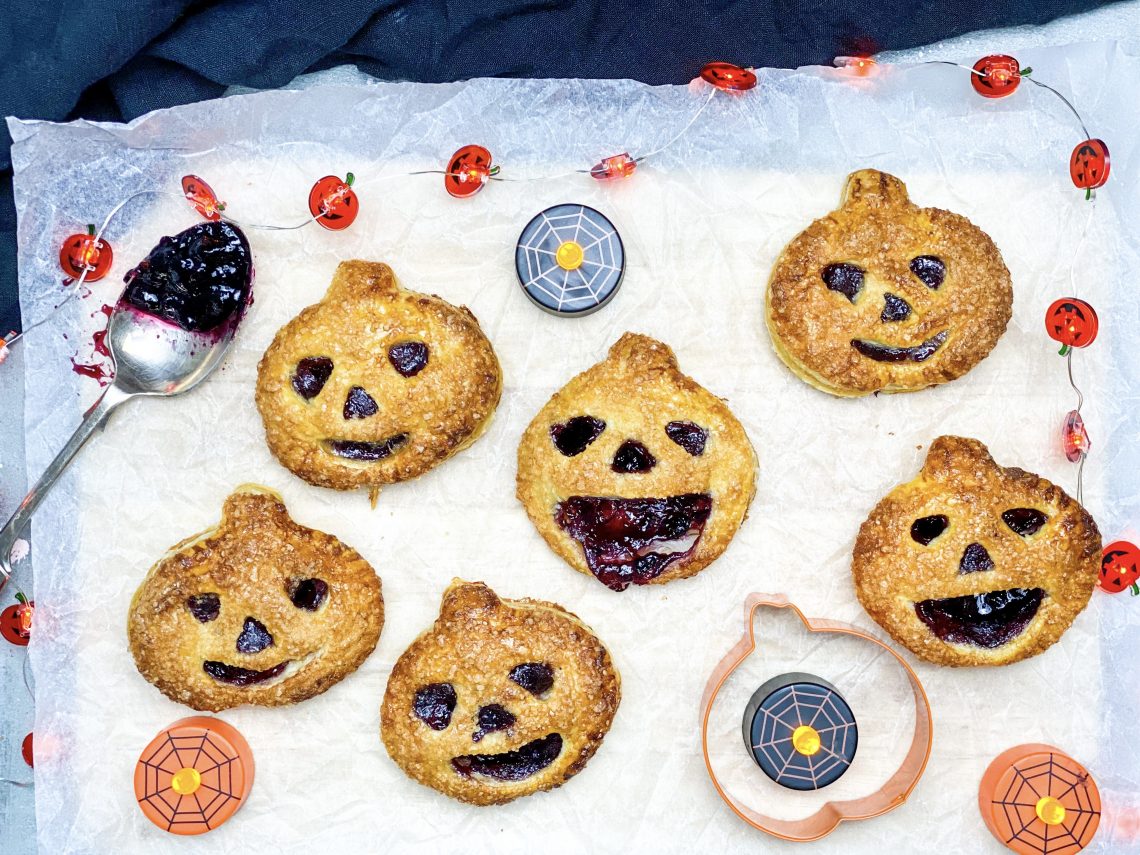 Photograph of Halloween Jam Hand Tarts