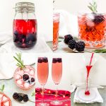 Festive Gin with Blackberries, Cinnamon and Bay
