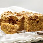 Photograph of Biscoff Slice with Brown Butter, Cream Cheese, Biscoff Frosting