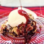 Photograph of Festive Blackberry Crumble with Brown Butter, Pecans and Oats