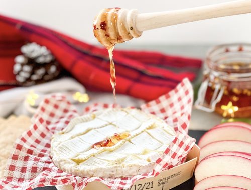 Photograph of Baked Camembert with Hot Chilli Honey