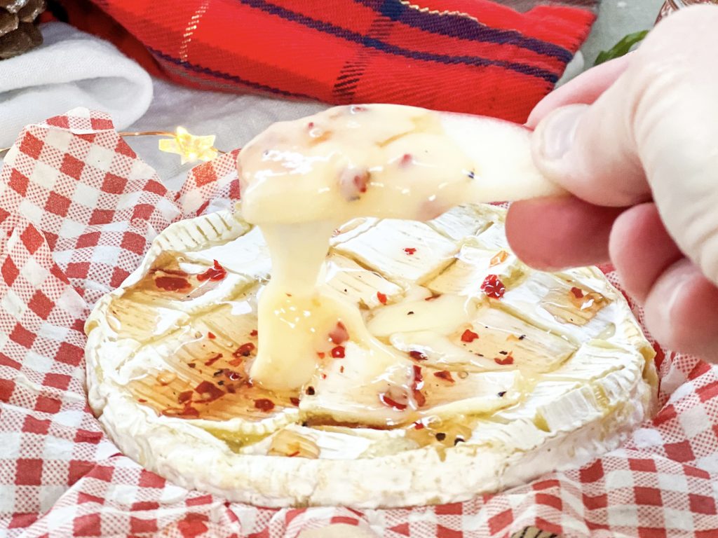 Photograph of Baked Camembert with Hot Chilli Honey