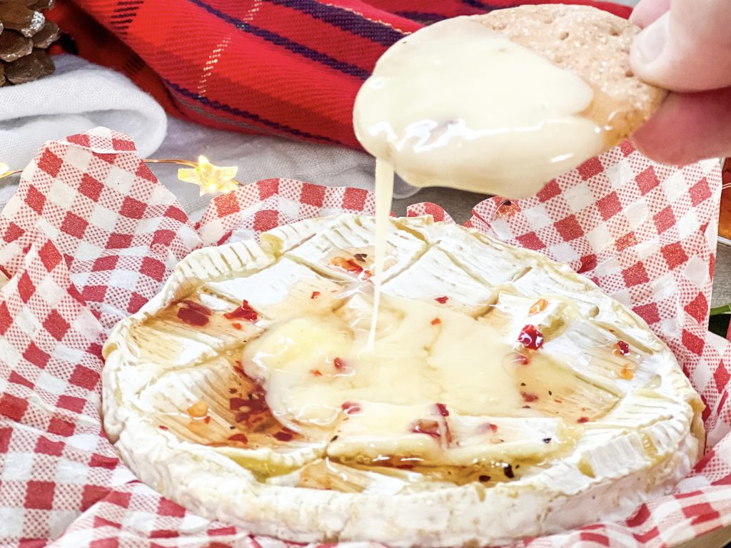 Baked Camembert with Hot Honey