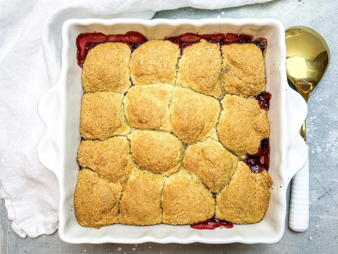 Photograph of Blackberry Cobbler