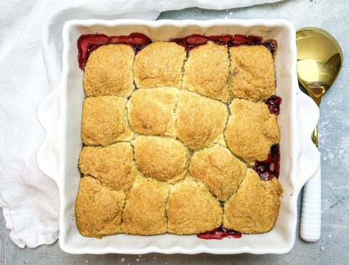 Photograph of Blackberry Cobbler