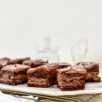 Photograph of Tim Tam Brownies with Vegemite