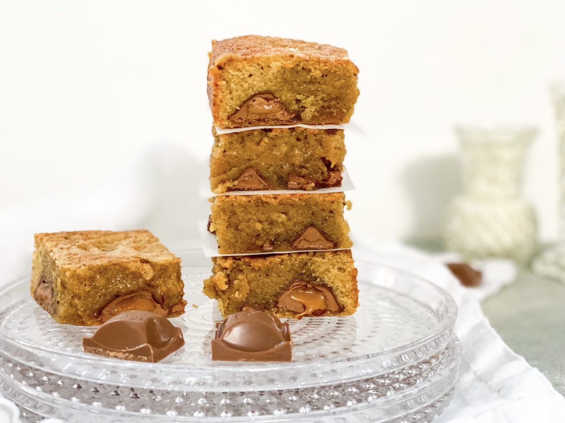 Photograph of Salted Caramel Brown Butter Blondies