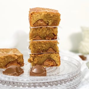 Photograph of Salted Caramel Brown Butter Blondies