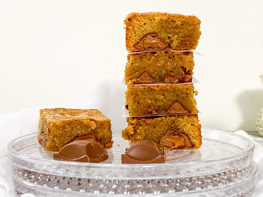 Photograph of Salted Caramel Brown Butter Blondies