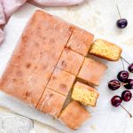 Aunty Mai’s Lemon Drizzle Slice with a Crunchy Sugary Top