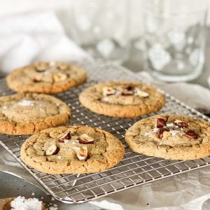 Photograph of Chocolate Chip Cookies with Chocolate Hazelnut Spread