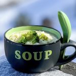 Photograph of Broccoli and Cheddar Cheese Soup