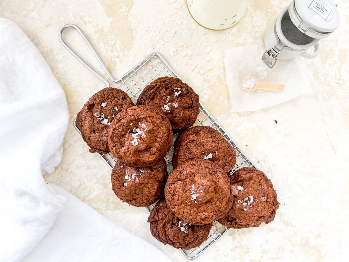 Photograph of Double Chocolate Brownie Cookies