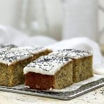 Photograph of Lemon and Poppyseed Blondies