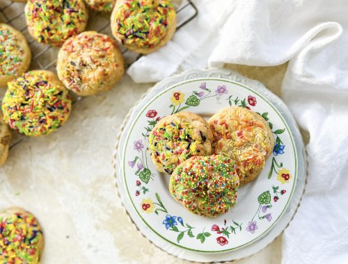 Photograph of 'Love is Love' Cookies with White Chocolate, Cranberries and Pistachio Nuts