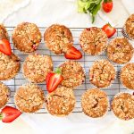 Strawberries and Cream Vanilla Muffins