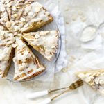 Photograph of Pear, Almond and Vanilla Cake