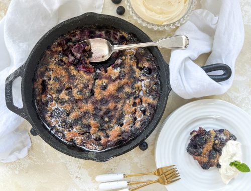 Photograph of Blueberry Clafoutis