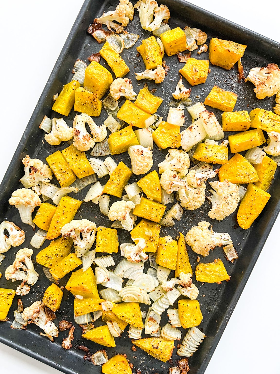 Roasted Cauliflower and Onion Squash with Garlic Daffodil Kitchen